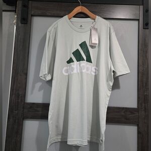Adidas Mint Green Crew Neck T-Shirt - See Discription- Sizs XXL